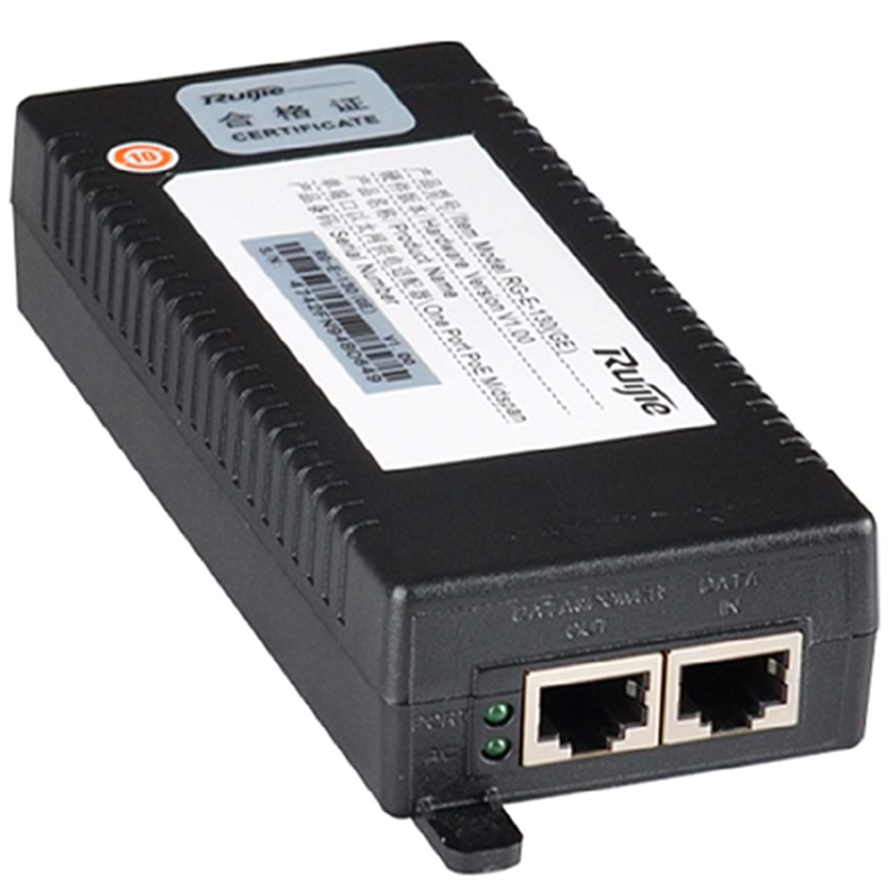 RUIJIE (RG-E-130-GE) 1 PORT POE ADAPTÖR (1000BASE-T POE 802,3AT)