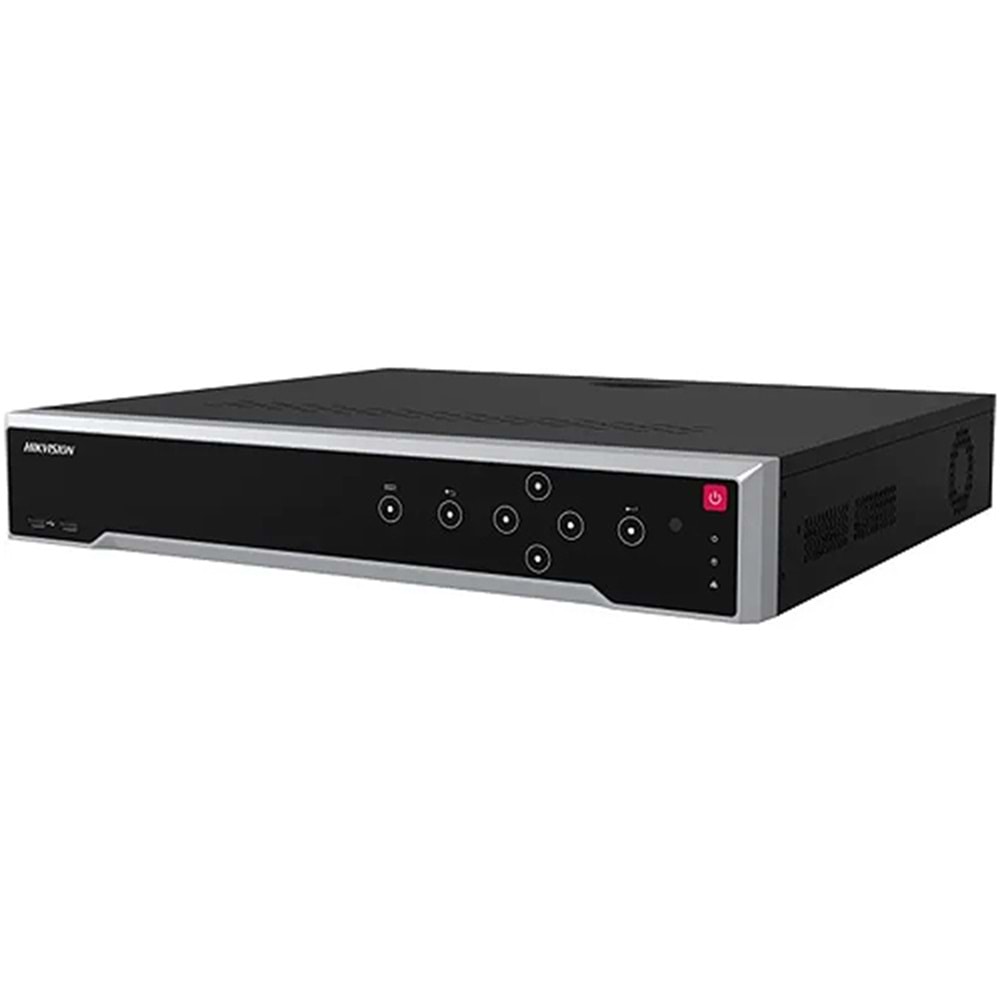 HIKVISION (DS-7764NI-M4) 64 KANAL 12MP H265 400Mbps 4x14TB SATA 2xHDMI 2xVGA 1xSES NVR KAYIT