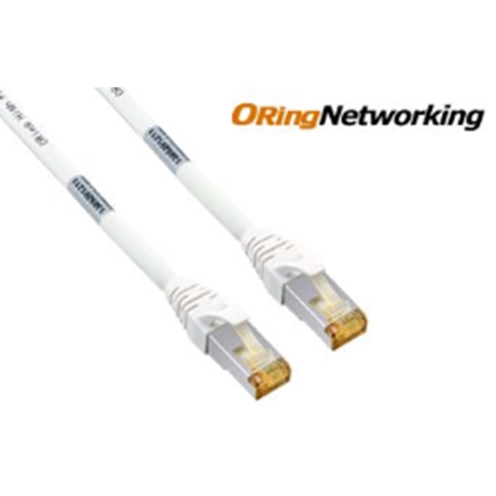 ORING PC-F1501WH 1MT.PVC BC 26AWG CAT5E F/UTP BEYAZ PATCH KABLO 