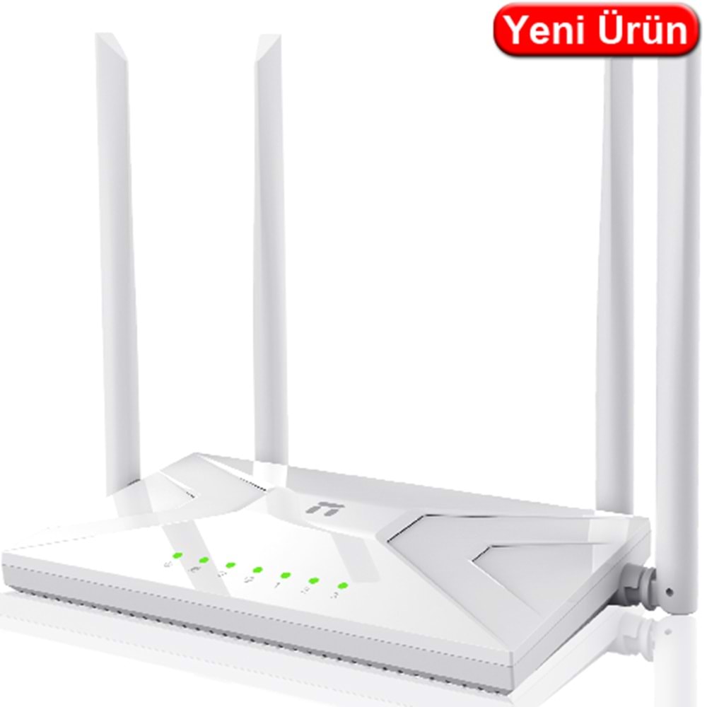 STONET (NC21) AC1200 4 PORT 2,4 Ghz 300Mbps 5Ghz 867Mbps 4x5dBİ ANTEN GİGABİT ROUTER
