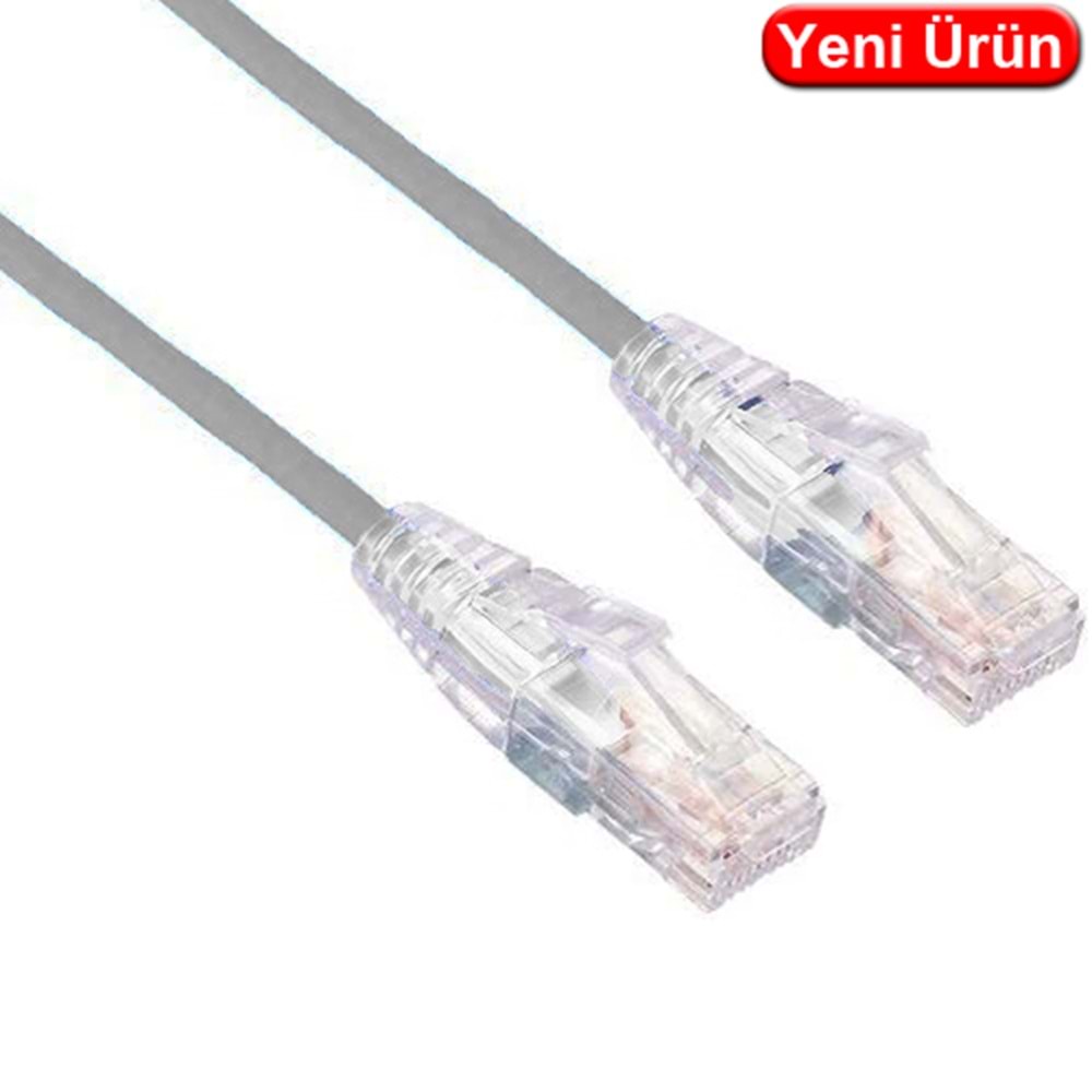 LINKOMM (34389) 0,5Mt. CAT6 UTP LSZH GRİ PATCH KABLO