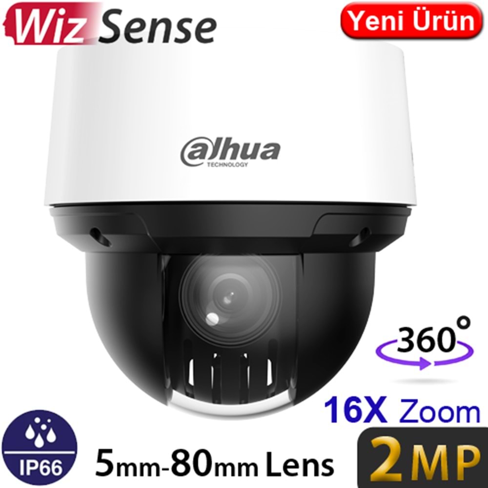 DAHUA (SD4A216DB-HNY) 1/2.8 CMOS 2MP 5-80MM 16X OPTIK STARLIGHT IR PTZ KAMERA