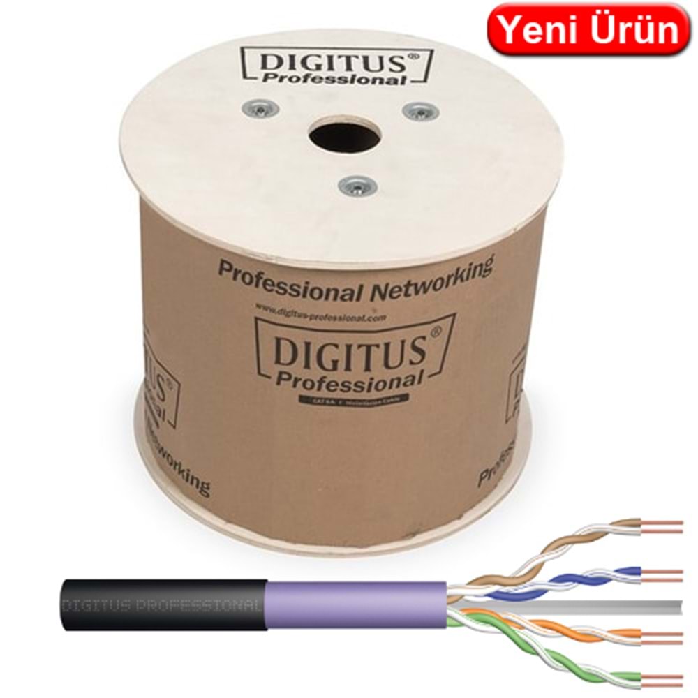 DIGITUS (DK.1613.5.00) CAT6 DIŞ ORTAM POLİETİLEN TEK KILIFLI KABLO (500MT.) 