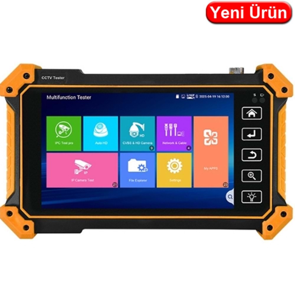 IPC (NVC-MFV56) IP/HD-TVI/CVI/AHD/PTZ KAMERA TESTİ /TDR KABLO TESTİ/UTP KABLO TESTİ 4K 5.4 INC