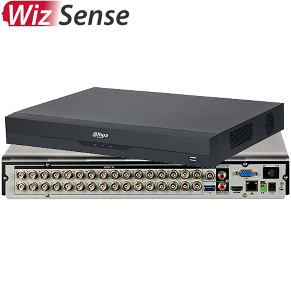 DAHUA (XVR4232AN-I) 32 KANAL 1080P 2x16TB 2MP HDCVI KAM. DESTEKLER 1xHDMI 1xVGA 2xUSB 1xRJ45 XVR 