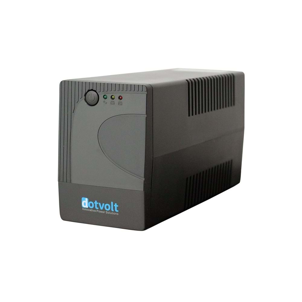 DOTVOLT (VOLT-LN-1200VA) 1200VA LED AUTO RESTART LINEINTERACTIVE GÜÇ KAYNAĞI-UPS (2x12V 7AH-15 DAK.)