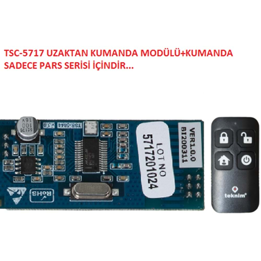 TEKNİM TSC-5717 UZAKTAN KUMANDA MODÜLÜ