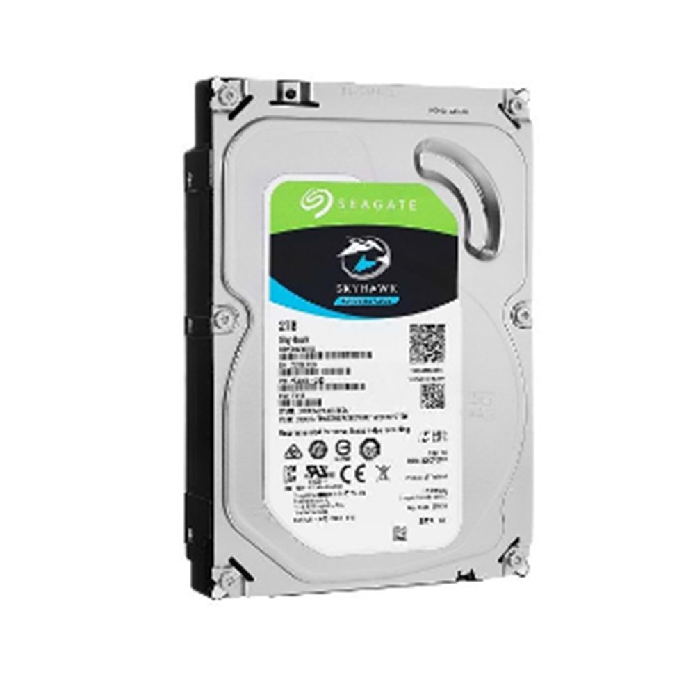 SEAGATE SKYHAWK (ST2000VX017) 2TB 3.5 INC 256MB 5900RPM SATA3 7/24 GÜVENLİK HARDDISK