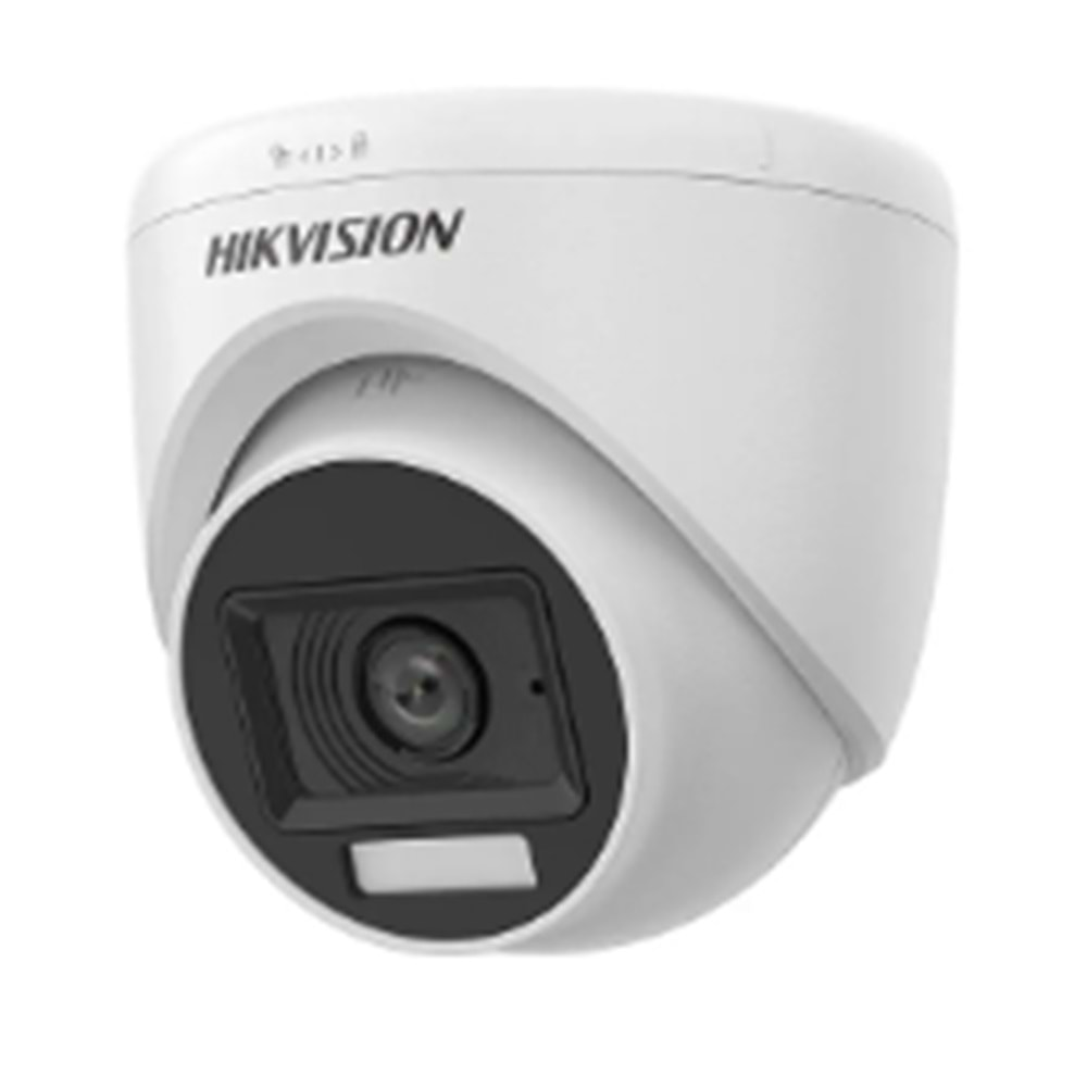 HIKVISION (DS-2CE76D0T-EXLPF) 2MP 2.8MM LENS 1080P HD-TVI SMART HYDBRID LIGH IR DOME KAMERA-20MT.