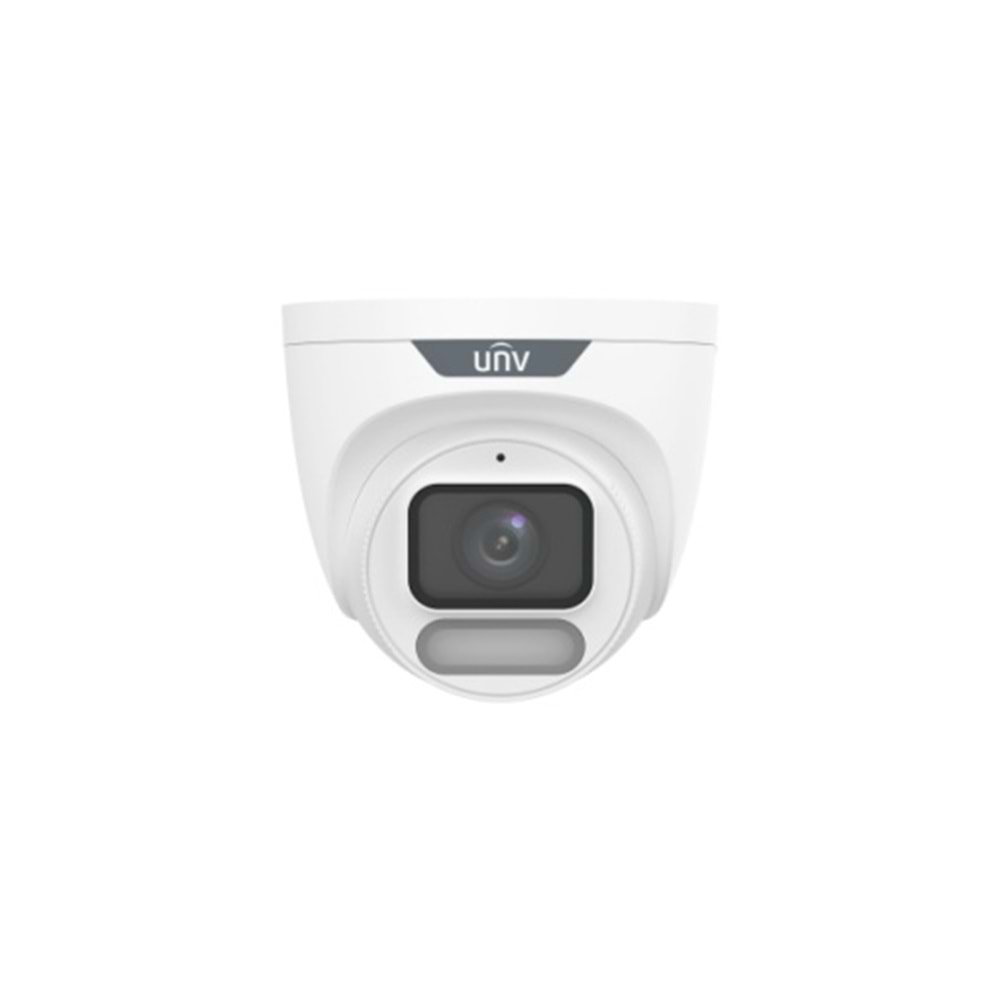 UNIVIEW IPC3624LE-ADF28K-WP COLORHUNTER WITH Wise-ISP 4MP 2.8MM 30MT H.265 IP67 3-AXİS DAHİLİ SES IP DOME KAMERA