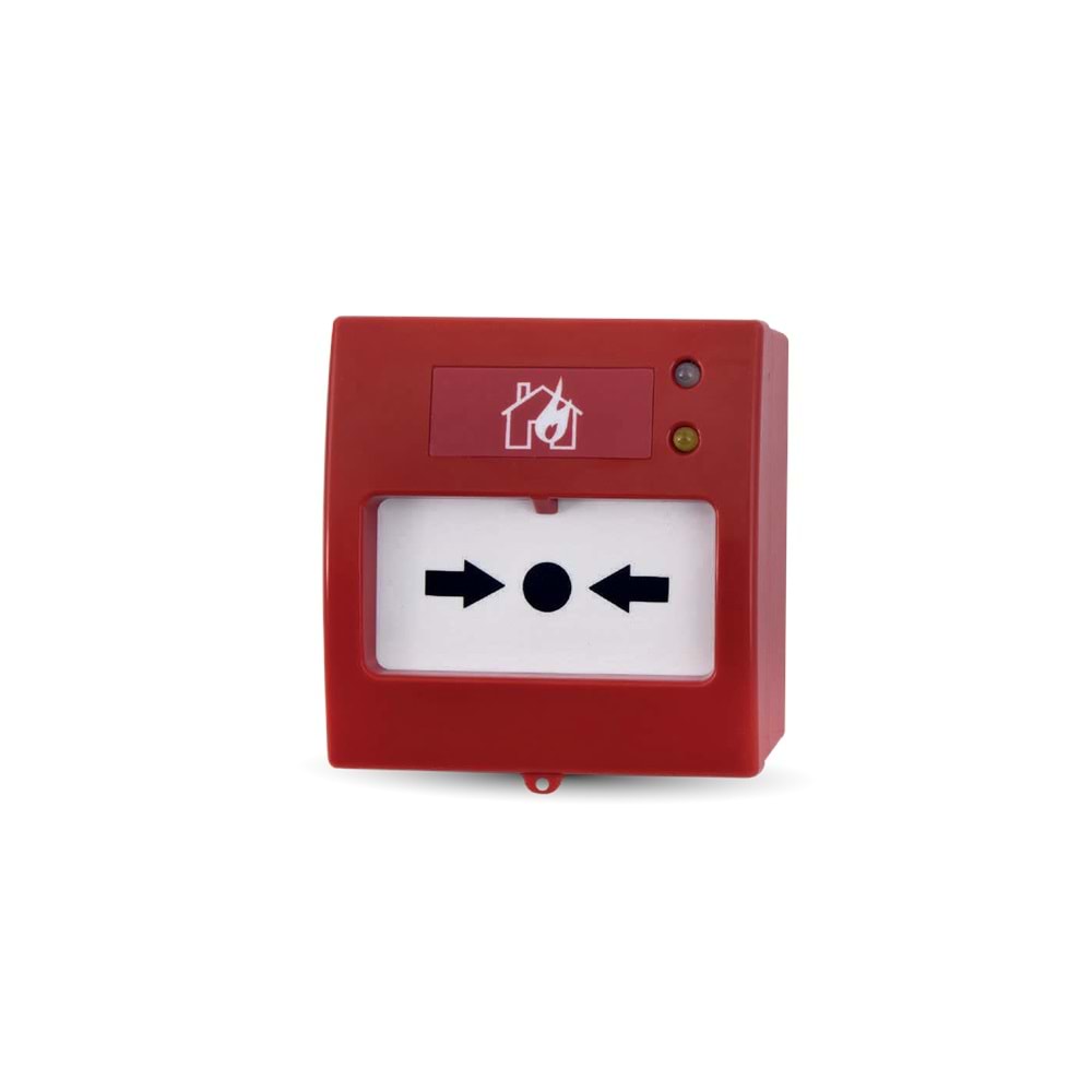 TFB-2266 AKILLI ADRESLİ DAHİLİ İZOLATÖRLÜ YANGIN ALARM BUTONU, TEKRAR KURULABİLİR