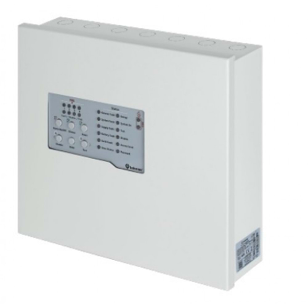TEKNİM (TFP-4408) 8 BÖLGELİ METAL KASA KONVANSİYONEL YANGIN ALARM PANELİ