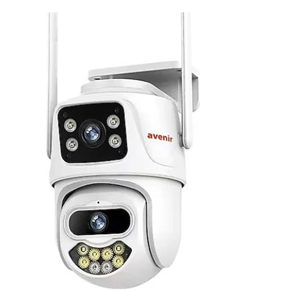 AVENİR AV-S306 2+3 MP WİFİLİ DIŞ ORTAM MİNİ DOME KAMERA ONVİF TABANLI