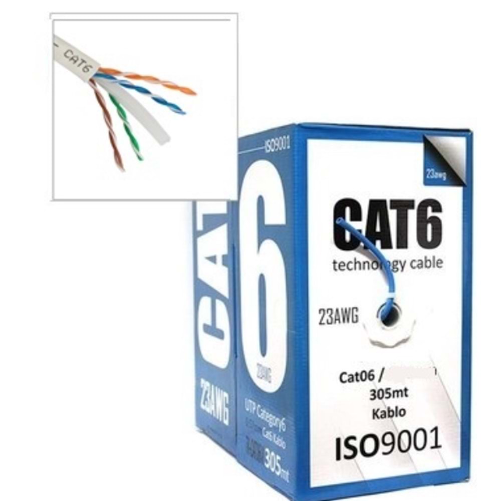 APRONİX 305 METRE 23 AWG UTP CAT6