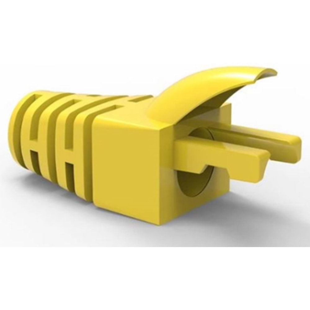 PVC RJ45 BOOTS KONNEKTÖR SARI 50 'li PAKET