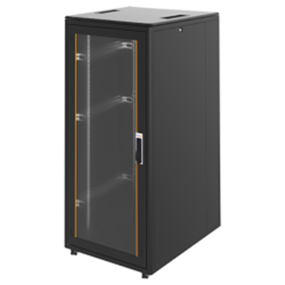 FREELINK (U1323) 32U DİKİLİ TİP W=600 D=1000mm DİKİLİ TİP SİYAH KABİN 