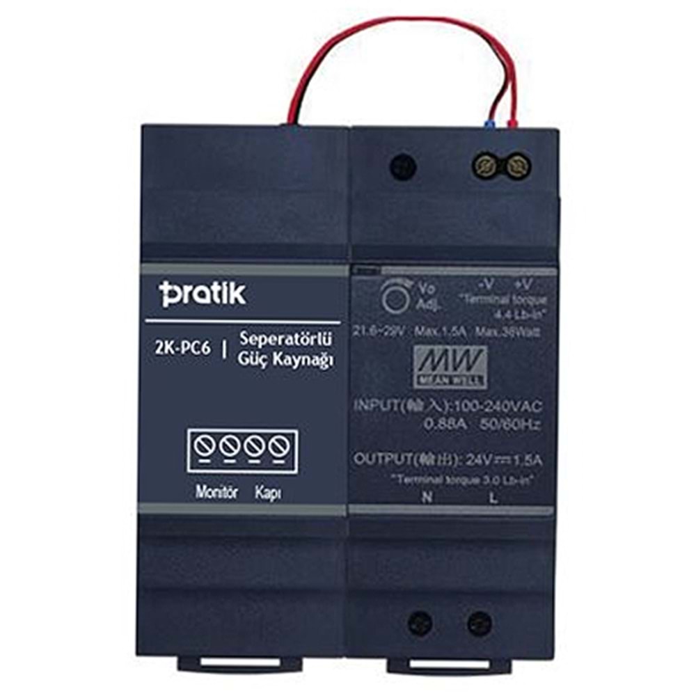 PRATİK KART (2K-PC6) SEPERATÖRLÜ GÜÇ KAYNAĞI (20 DAİREYE KADAR) 