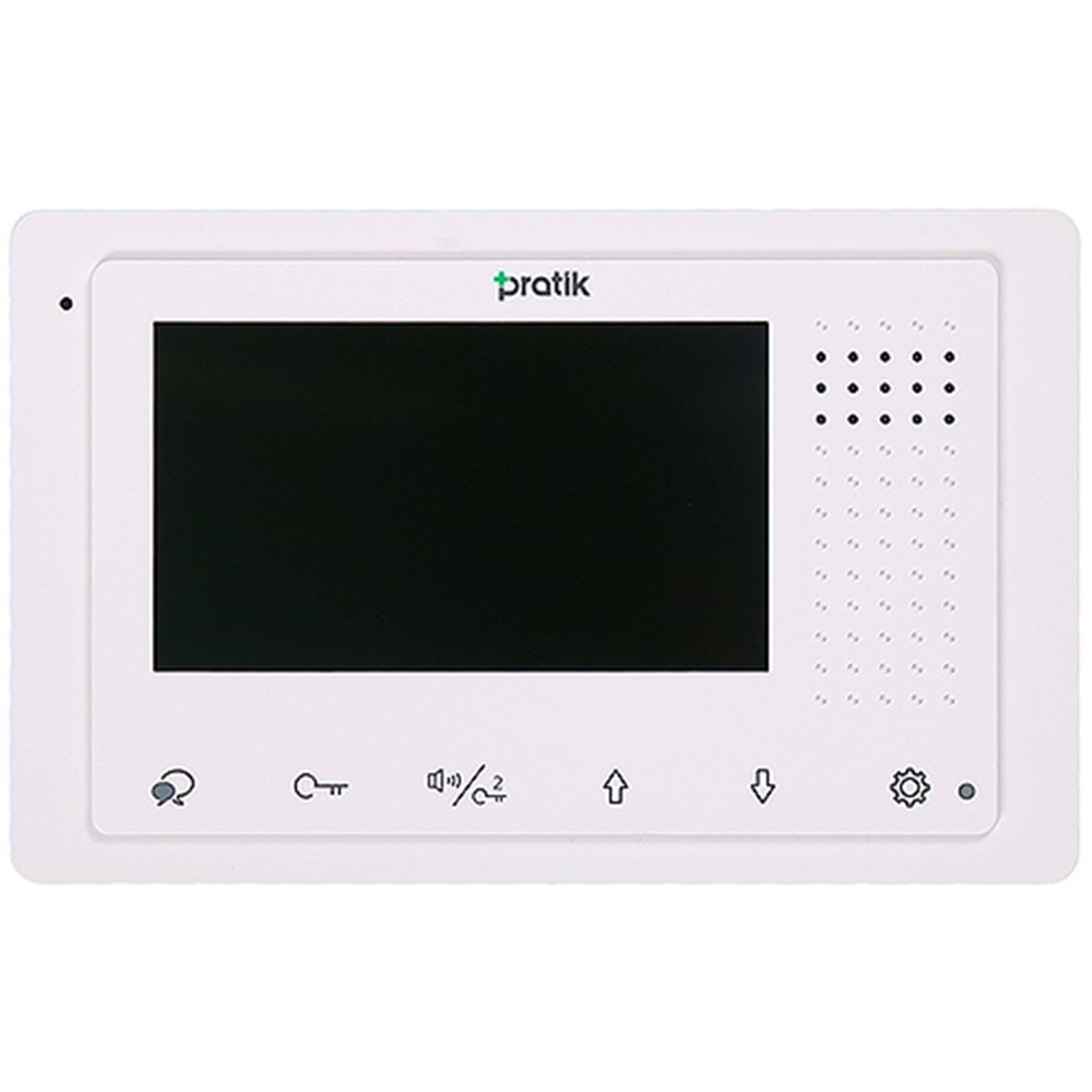 PRATİK KART (2K-400) 4.3 INC DAİRE İÇİ MONİTÖR (DAİRELER ARASI GÖRÜŞME DOKUNMATİK BUTON) 