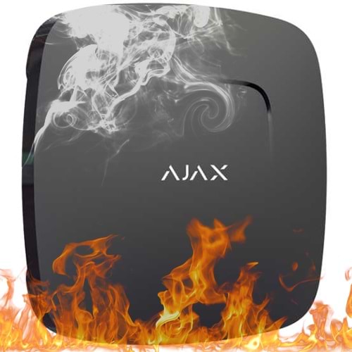 AJAX 8188 FİREPROTECT KABLOSUZ DUMAN VE ISI DEDEKTÖRÜ (SİYAH)