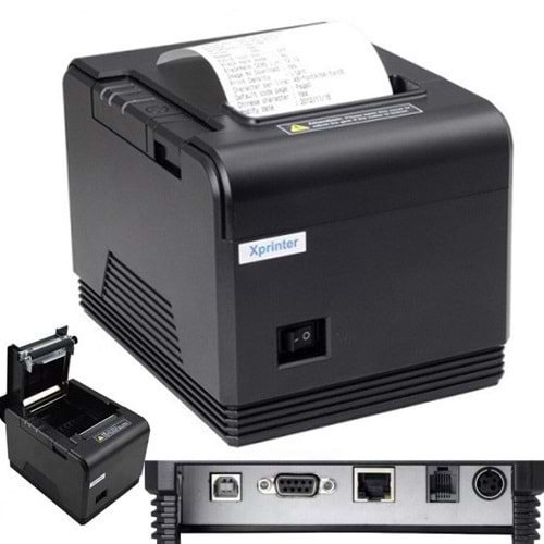 XPRINTER (XP-Q800) TERMAL - KESİCİLİ FİŞ-POS YAZICI (USB+LAN) 
