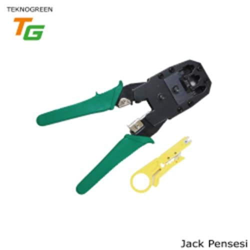 TEKNOGREEN (TKT-100) 3 IN 1 JACK PENSESİ