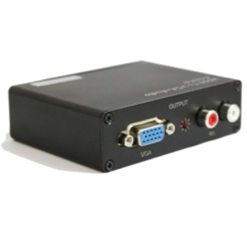 TEKNOGREEN (THV-002) HDMI TO VGA METAL KASA DÖNÜŞTÜRÜCÜ
