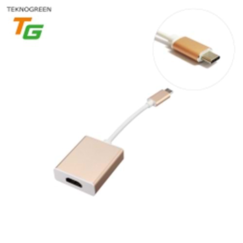 TEKNOGREEN (TKD-266) USB 3.1 TO HDMI MULTIPORT ÇEVİRİCİ ADAPTÖR 