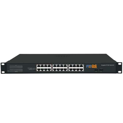 FREELINK (FRL-242S-400) 24 PORT 10/100/1000 POE 2xSFP 400W POE SWİTCH