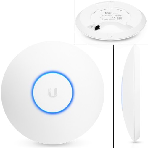 UBNT (UAP-AC-LITE) UNIFI 2.4 VE 5GHZ INDOOR WIRELESS ACCESS POINT (ADAPTÖR DAHİL) 24V 