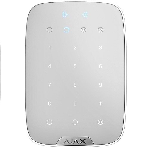 AJAX (26078.81/95933.83.WH1) KEYPADPLUS KABLOSUZ TUŞ TAKIMI (BEYAZ)