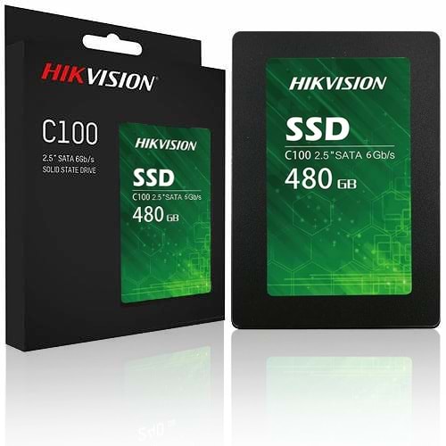 HIKVISION (HS-SSD-C100) 480GB 2.5 SATA3 (OKUMA 550MB/s-YAZMA 470MB/s ) SSD HARDDISK 