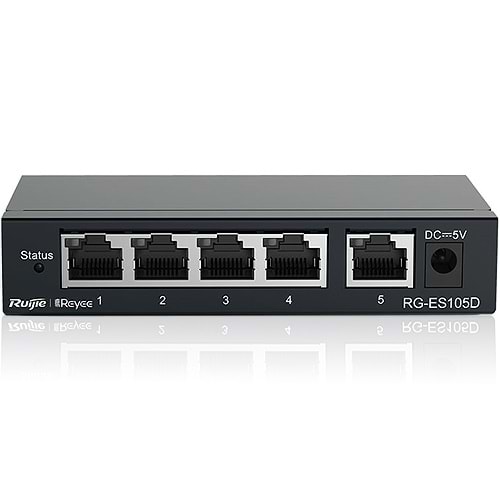 RUIJIE (RG-ES105D) 5 PORT 10/100 SWITCH 