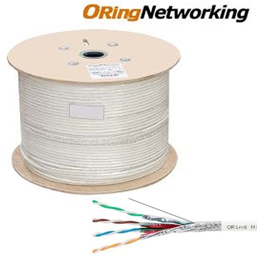 ORING (RW-SS06A01WH) CAT6A S/FTP 23AWG LSZH BEYAZ KABLO (500MT.)