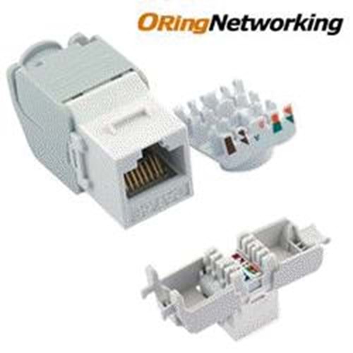 ORING (KJC5US) RJ45 (8P/8C) CAT5E UTP YATIK KEYSTONE JACK