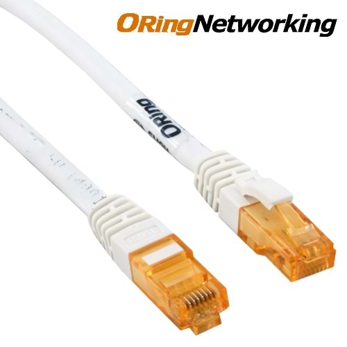 ORING (PC-U06003WH) 0.3MT.LSZH BC 24AWG CAT6 U/UTP BEYAZ PATCH KABLO 