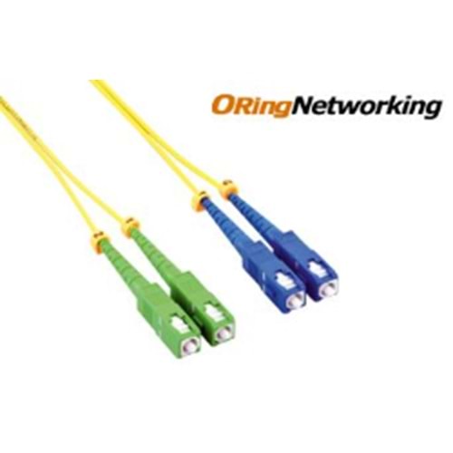 ORING (D50202050498810-5M) F/O SM SC/APC-SC/APC 5 MT 9/125 LSZH DUPLEX UYDU PATCH KABLO