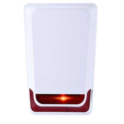 TEKNİM (TSS-5790R) HARİCİ SİREN (KIRMIZI) (6 LEDLİ PLASTİK KORUMALI)