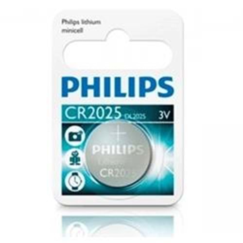 PHILIPS (CR2025/01B) 2025 3V MINICELL LITHIUM PİL (TEKLİ)