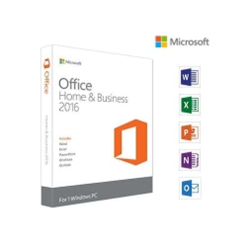 MICROSOFT OFFICE HOME/BUSINESS 2016 TR. BOX (T5D-02714)WORD,EXEL,POINT,ONENOTE,OUTLOOK 