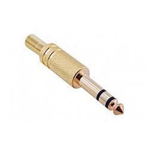 FREELINK (E1412) 6.3MM STEREO FİŞ (E) ALTIN