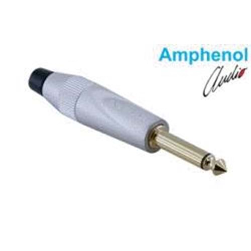 AMPHENOL (TM2PN-AU) 6.3MM MONO FİŞ (E) SATEN KAPLAMA 