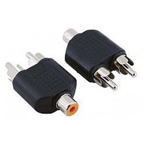 FREELINK (E1520) 1*RCA (D)/2*RCA (E-E) ADAPTÖR
