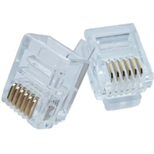 FREELINK (E2204-100) RJ12 (6P/6C) MODÜLER PLUG (PAKET 100 ADET) 