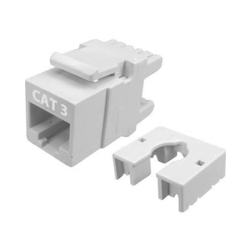 FREELINK (E2402-1) RJ12 (6P/4C) CAT3 KEYSTONE JACK
