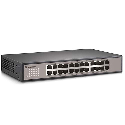 STONET (ST3124GS) 24 PORT 10/100/1000 RACH MONTAJ SWITCH 