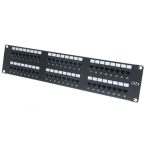 FREELINK (E2712) 48 PORT DOLU CAT6 UTP PATCH PANEL 