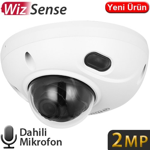 OUTLET DAHUA (IPC-HDBW3241F-AS-M) 2MP 2,8MM STARLİTE IP67 IK10 METAL KASA SESLİ DOME IP KAMERA.30MT
