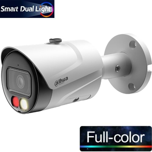 DAHUA (IPC-HFW1249S-S-IL) 2MP 3,6MM SD DAHİLİ MİKROFON SMARTFİDEX FOCAL SMD METAL BULET IP KAMERA