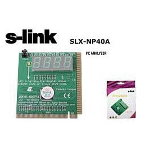 S-LINK (SLX-NP40A) ISA VE PCI 4 DİJİTAL ANAKART TEST CİHAZI