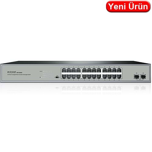 STONET (ST3126GS) 24 PORT 10/100/1000 2XSFP SWITCH 